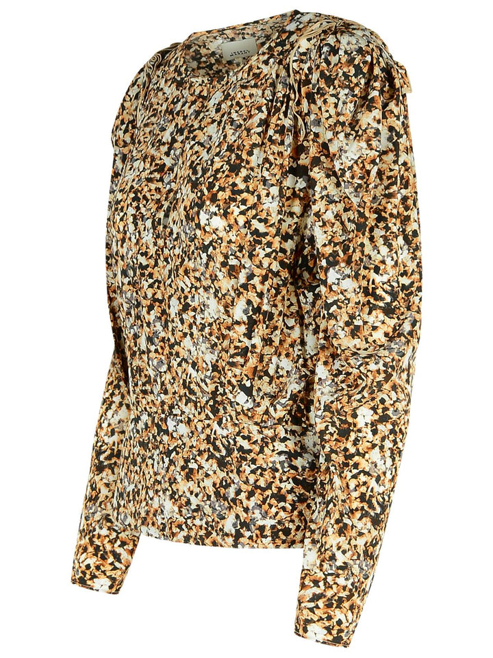 Isabel Marant 'Zagra' Beige Silk Blouse Women