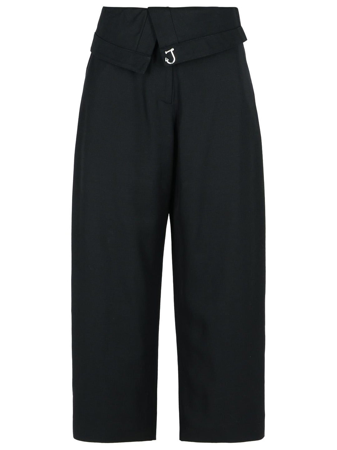 Jw Anderson Black Viscose Trousers Women
