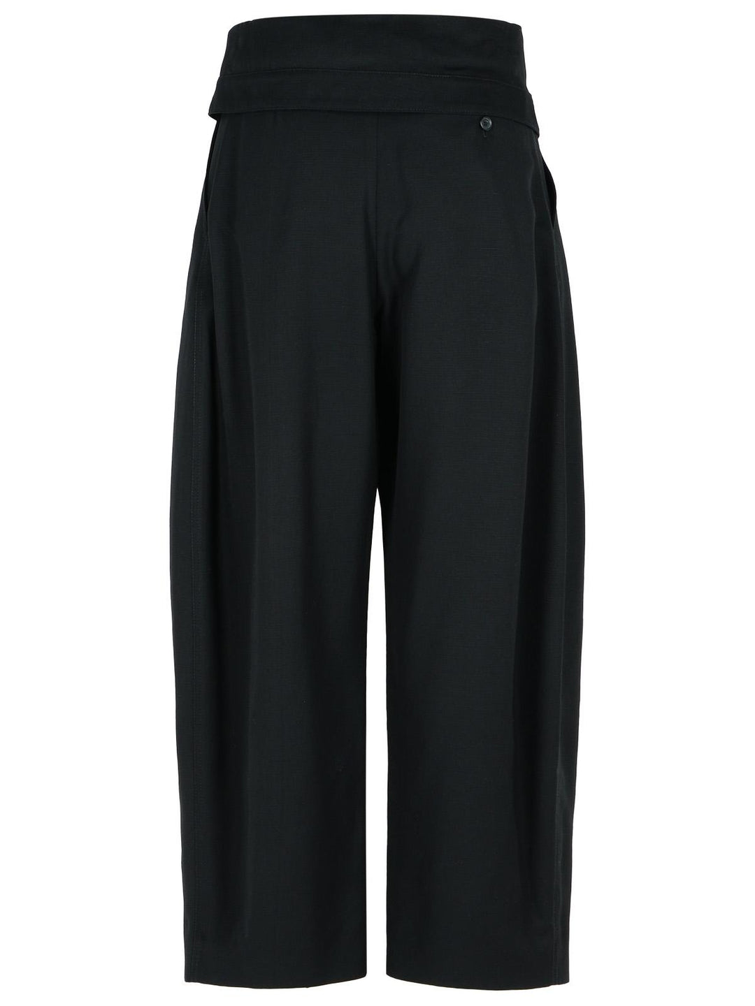 Jw Anderson Black Viscose Trousers Women