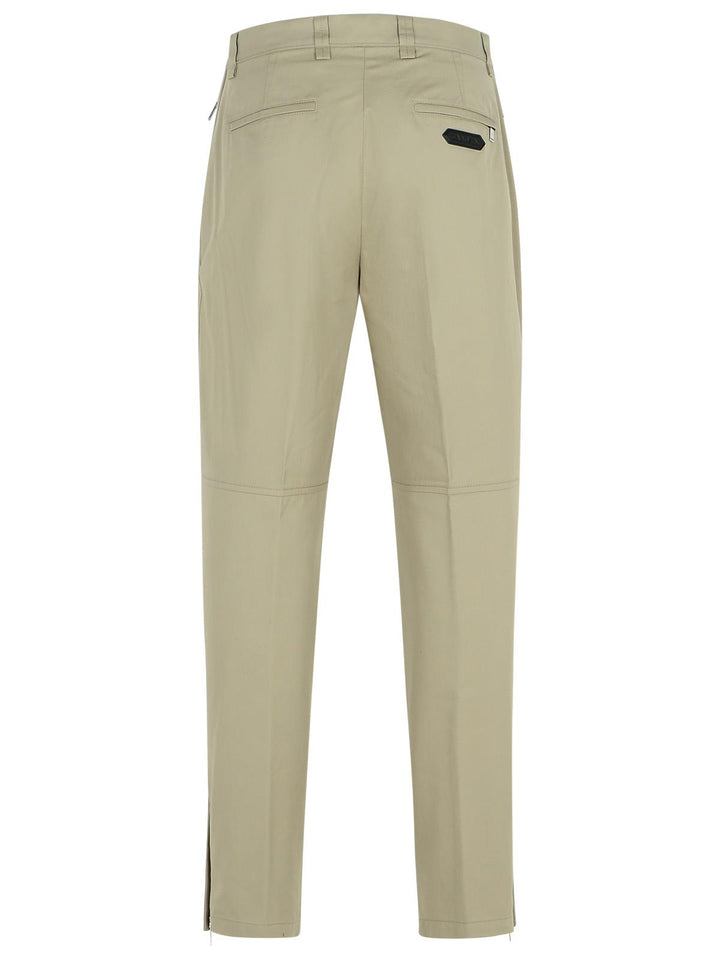 Lanvin 'Biker' Green Cotton Pants Men