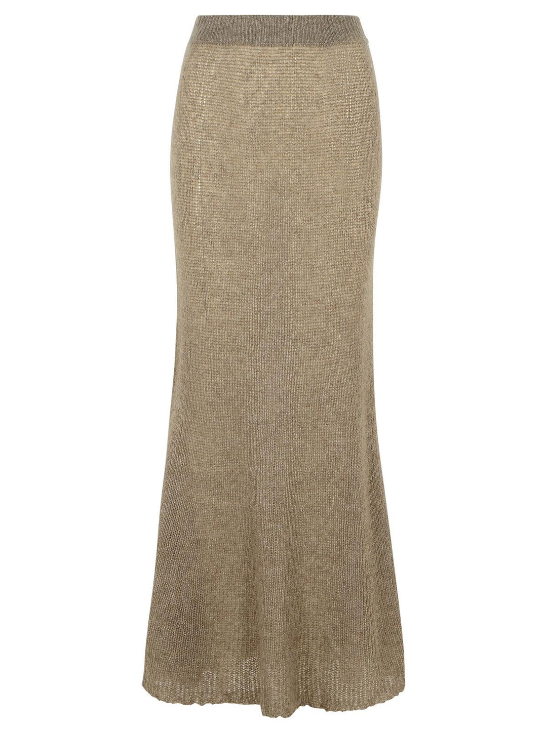 Lisa Yang 'Kelsy' Long Skirt In Brown Silk Blend Women