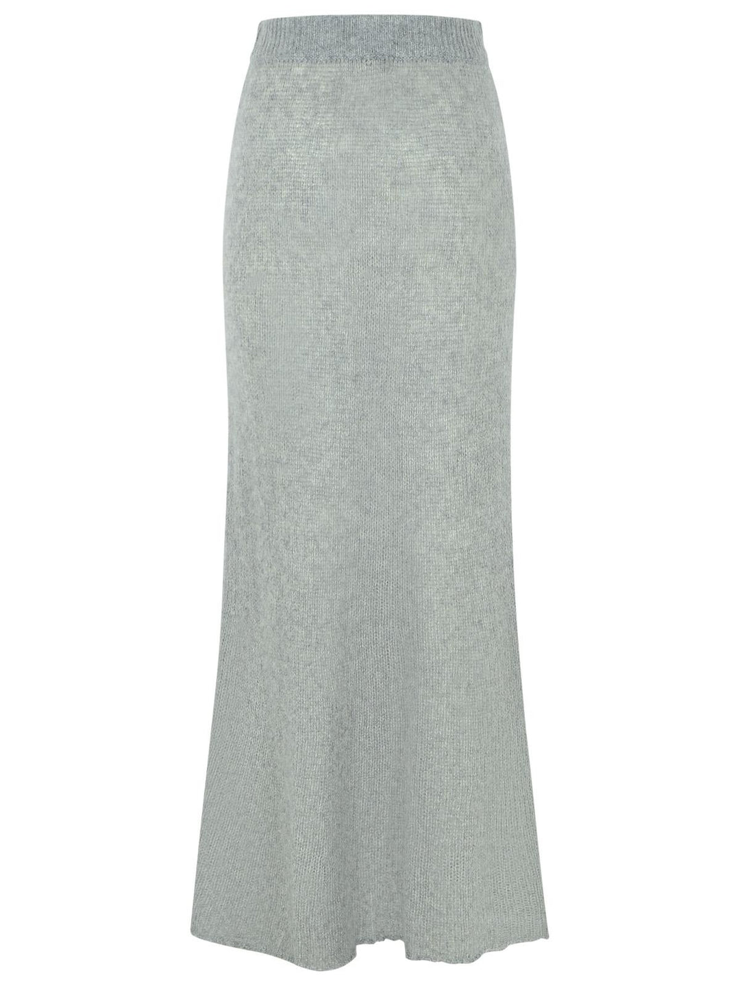 Lisa Yang 'Kelsy' Long Skirt In Grey Silk Blend Women