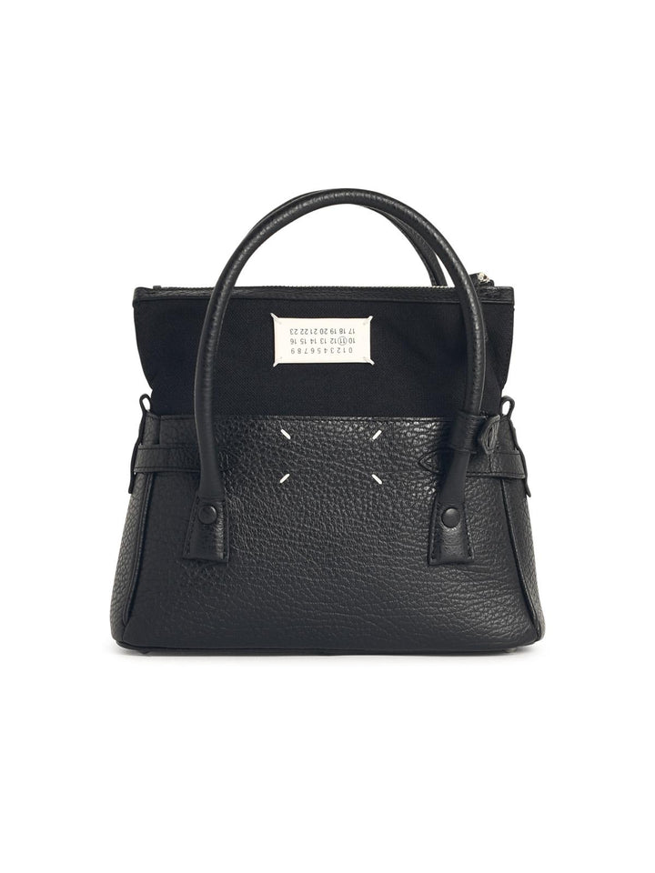 Maison Margiela 'East West' Black Leather Bag Women