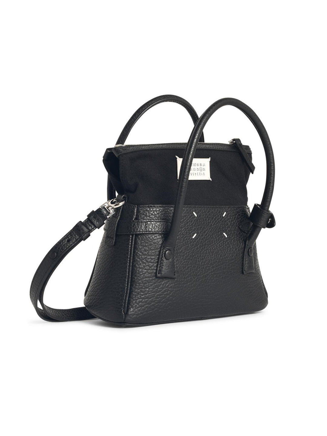 Maison Margiela 'East West' Black Leather Bag Women