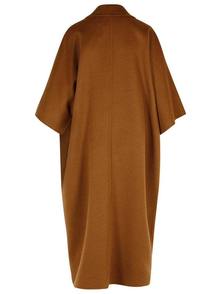 Max Mara 'Gitano' Brown Camel Wool Coat Women