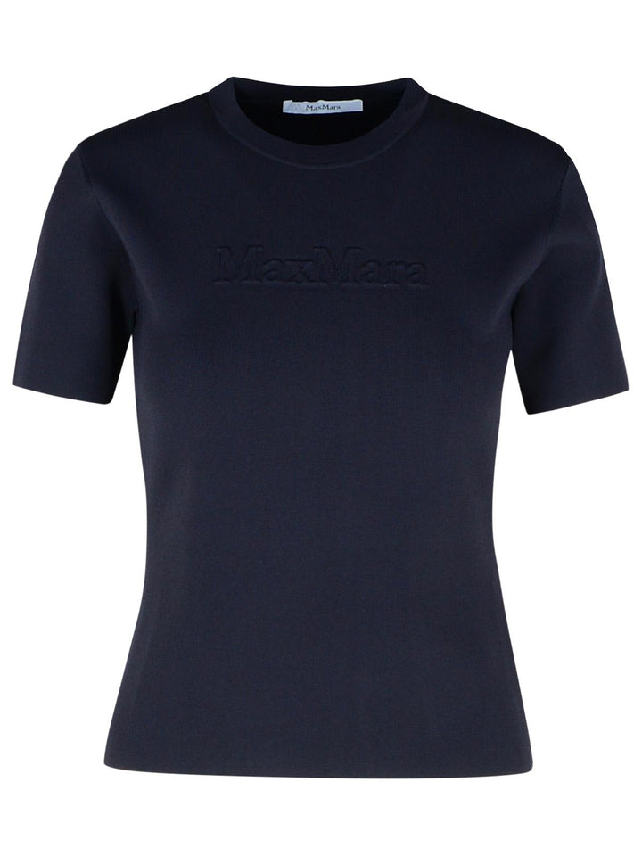 Max Mara 'Segale' Black Viscose Blend T-Shirt Women