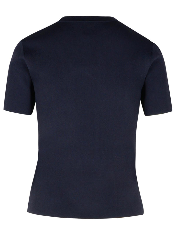 Max Mara 'Segale' Black Viscose Blend T-Shirt Women