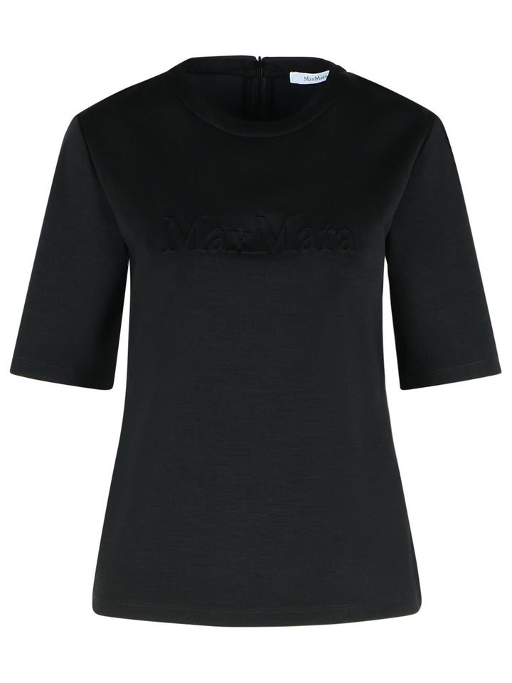 Max Mara 'Peter' Black Wool T-Shirt Women