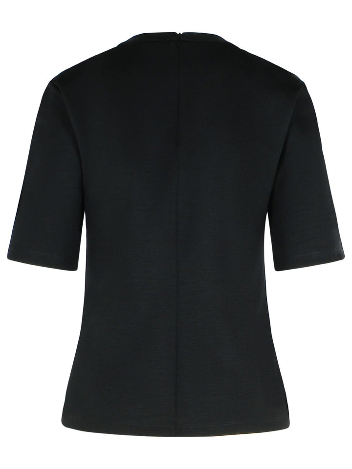 Max Mara 'Peter' Black Wool T-Shirt Women