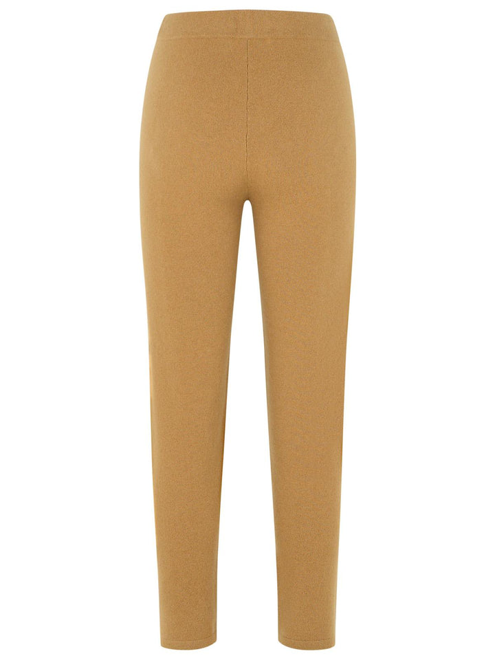 Max Mara Beige Cashmere Blend Trousers Women