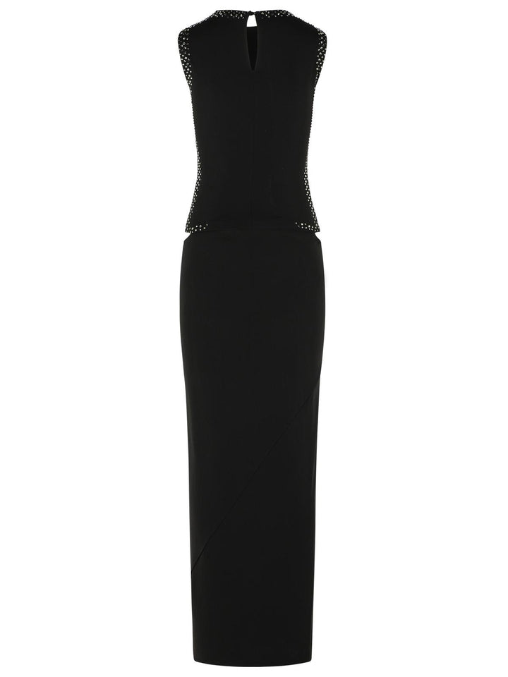 The Attico Dress In Black Acetate Blend Women