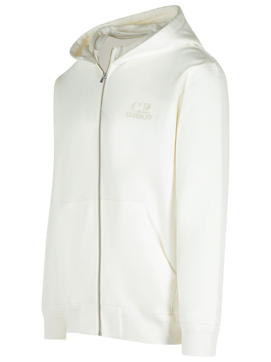 C.P. Company 'Lens' White Cotton Sweatshirt Men