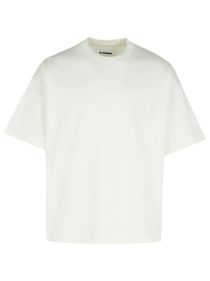 Jil Sander Ivory Cotton T-Shirt Men