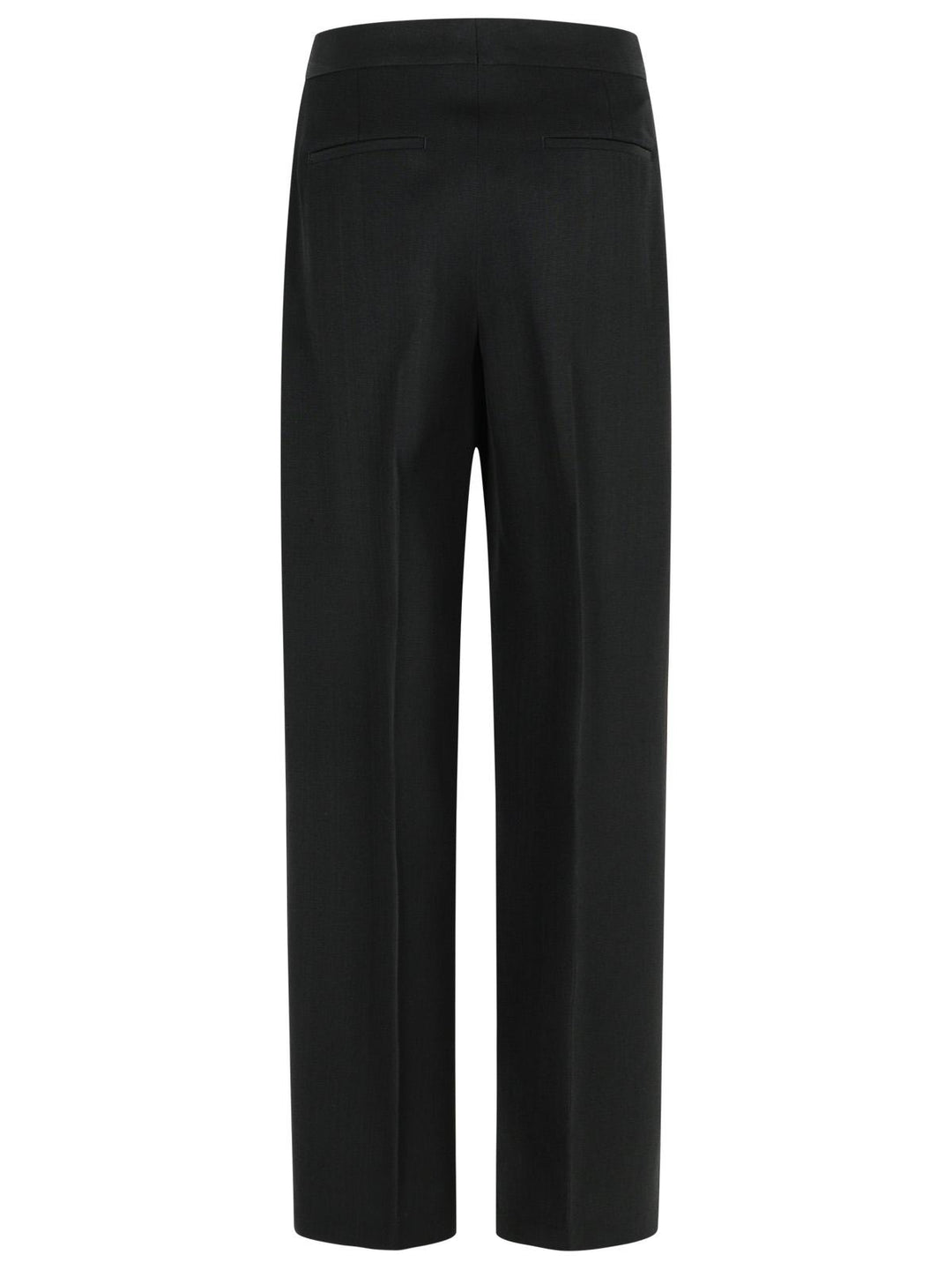 Jil Sander Black Viscose Blend Trousers Women