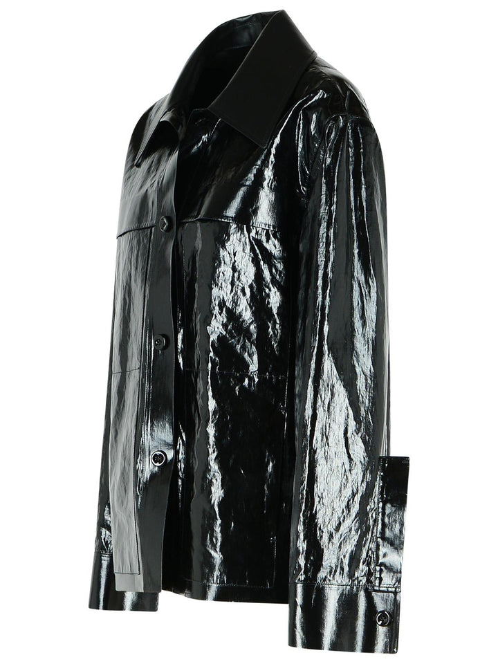 Jil Sander Black Linen Jacket Women