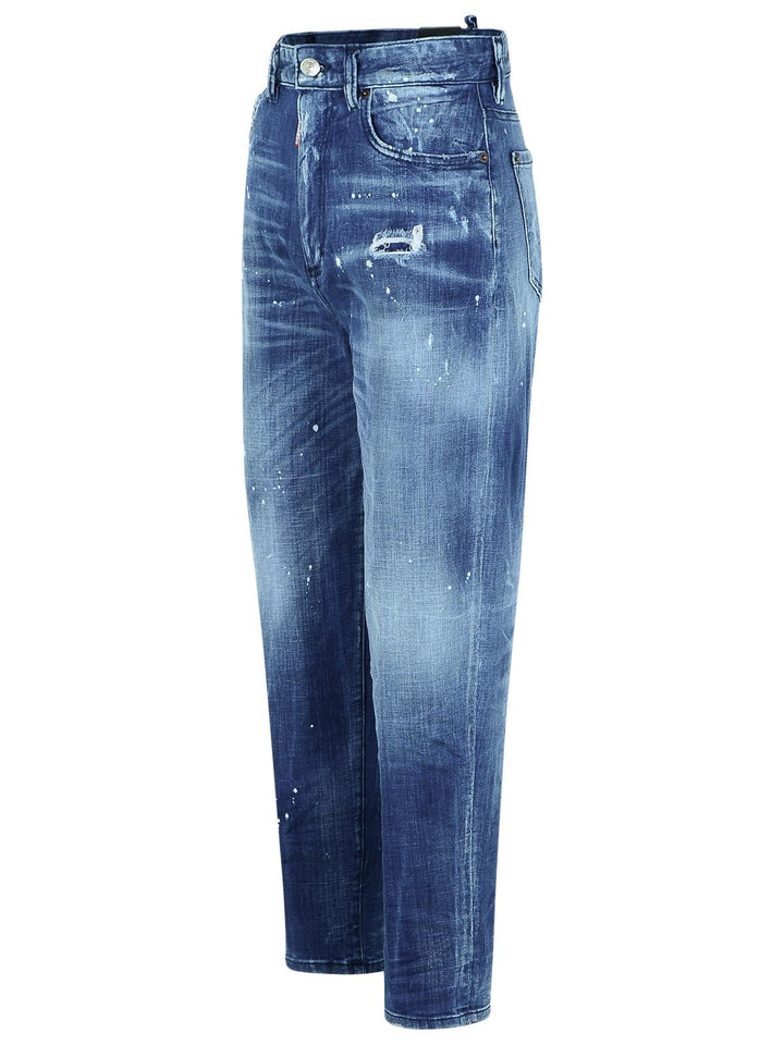 Dsquared2 Light Blue Cotton Jeans Women