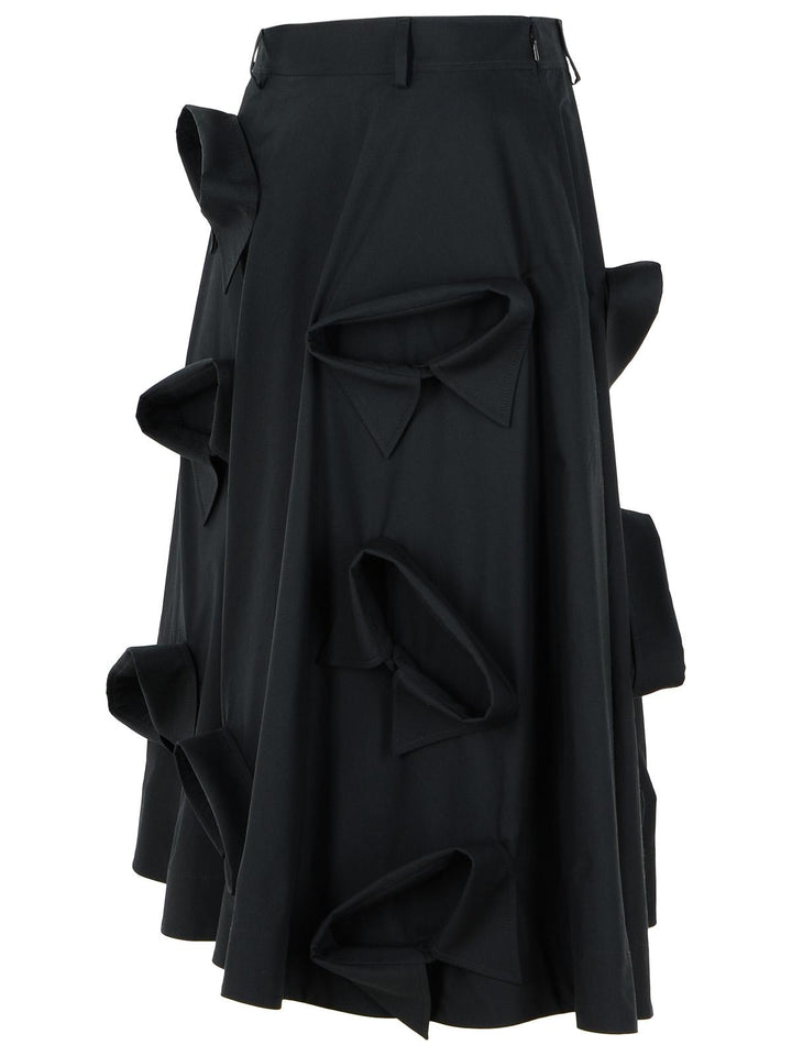 Moschino Black Cotton Skirt Women