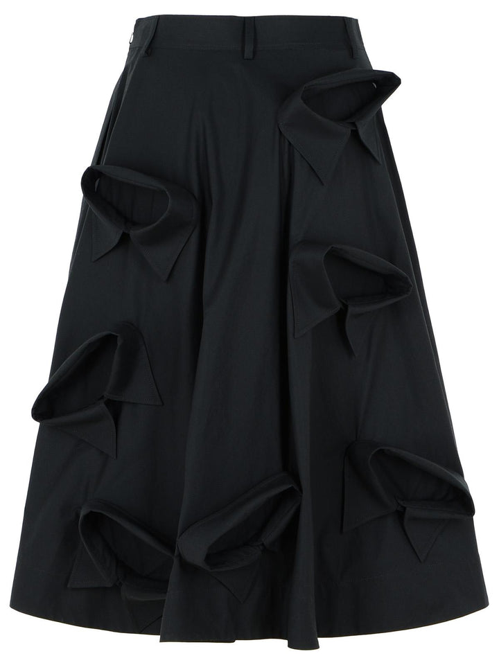 Moschino Black Cotton Skirt Women