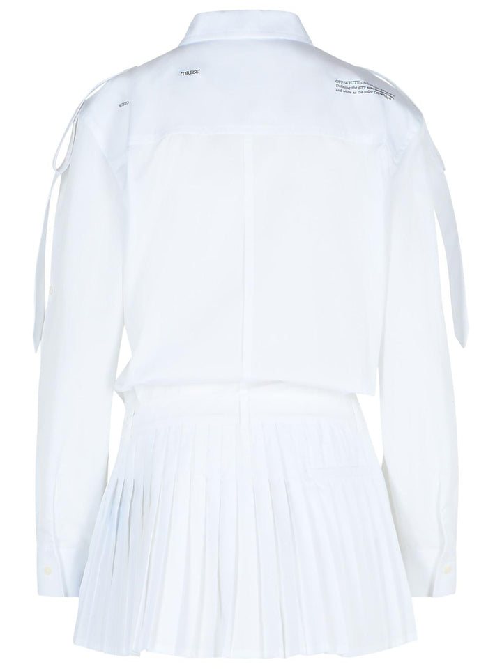 Off-White 'Savana' White Cotton Dress Women