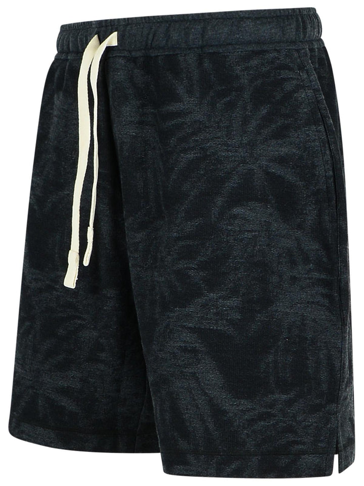 Palm Angels Black Cotton Bermuda Shorts Men