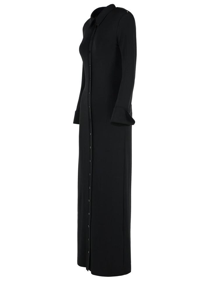 Sportmax 'Nias' Black Viscose Strech Dress Women