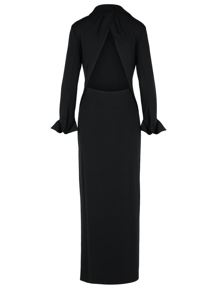 Sportmax 'Nias' Black Viscose Strech Dress Women