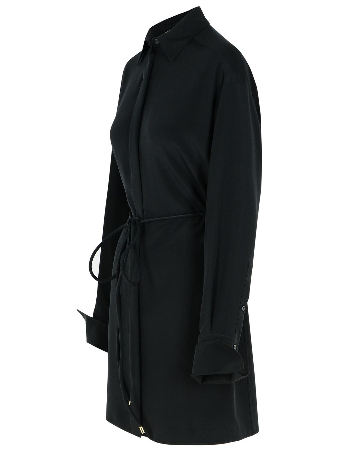 Sportmax 'Eolie' Black Silk Dress Women