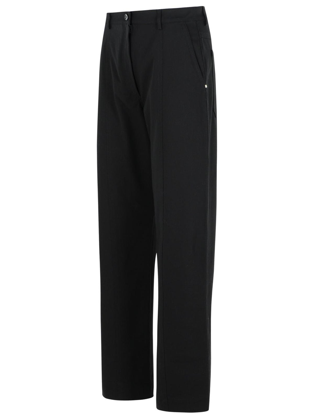 Sportmax Era' Black Cotton Pants Women