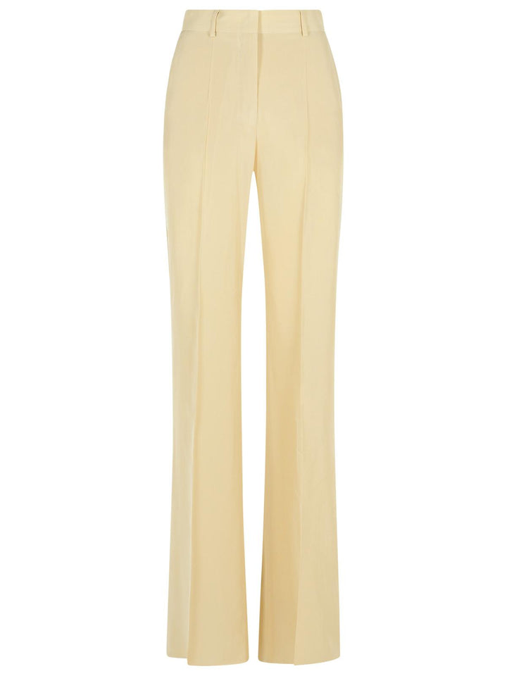 Sportmax 'Orario' Ivory Viscose Trousers Women