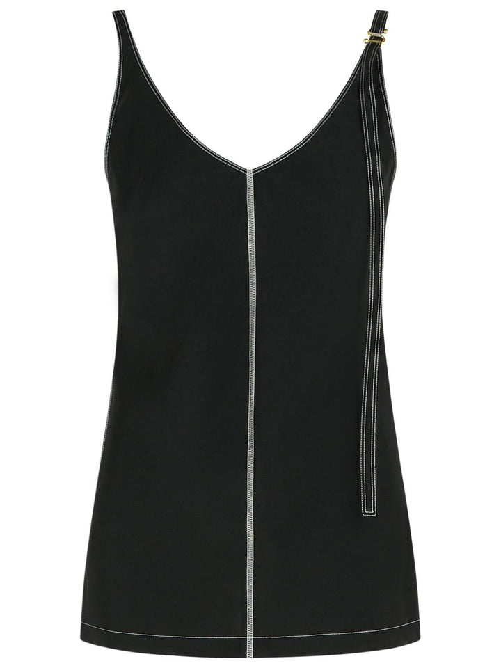 Sportmax 'Waser' Black Viscossa Tank Top Women