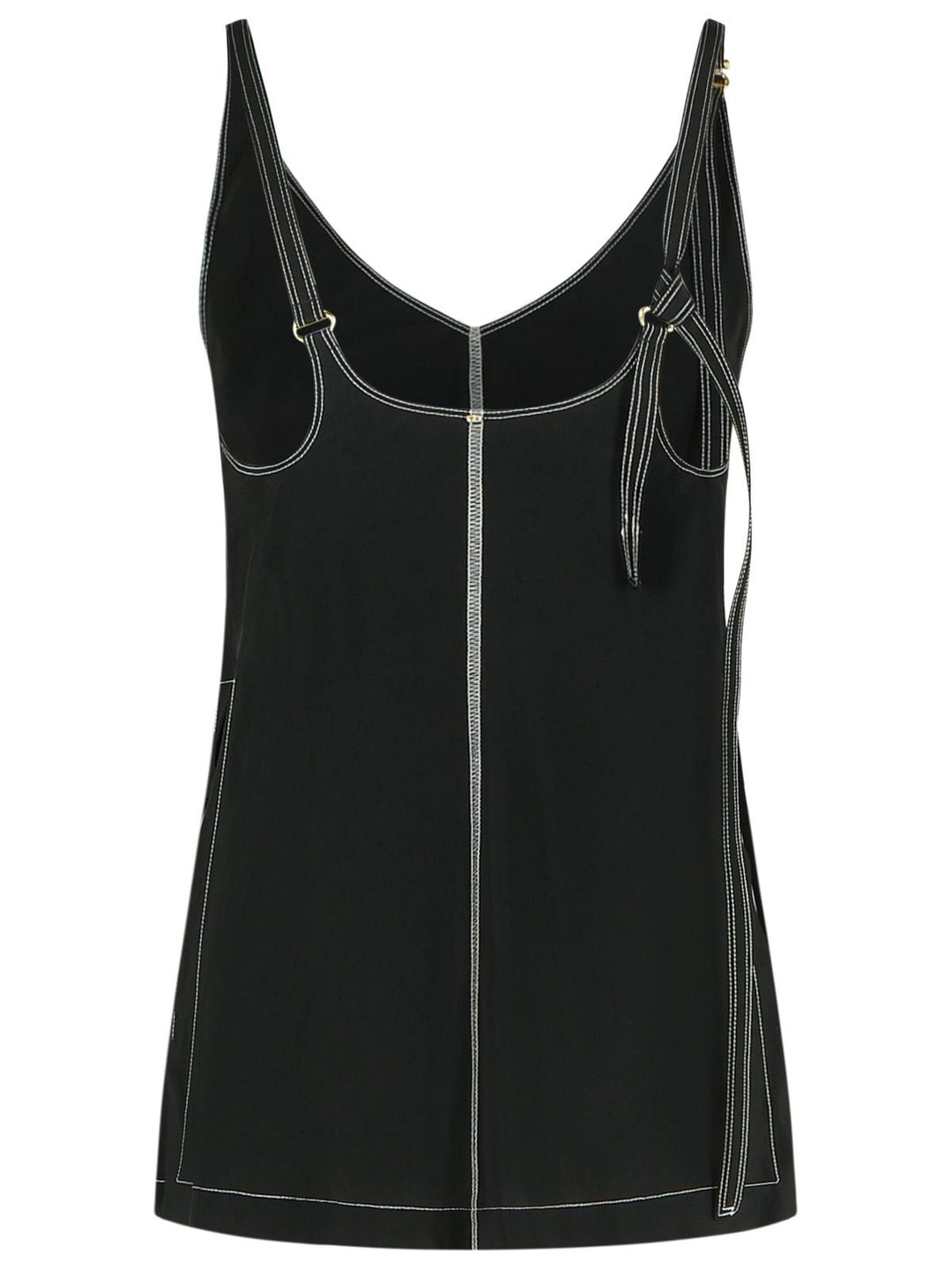 Sportmax 'Waser' Black Viscossa Tank Top Women