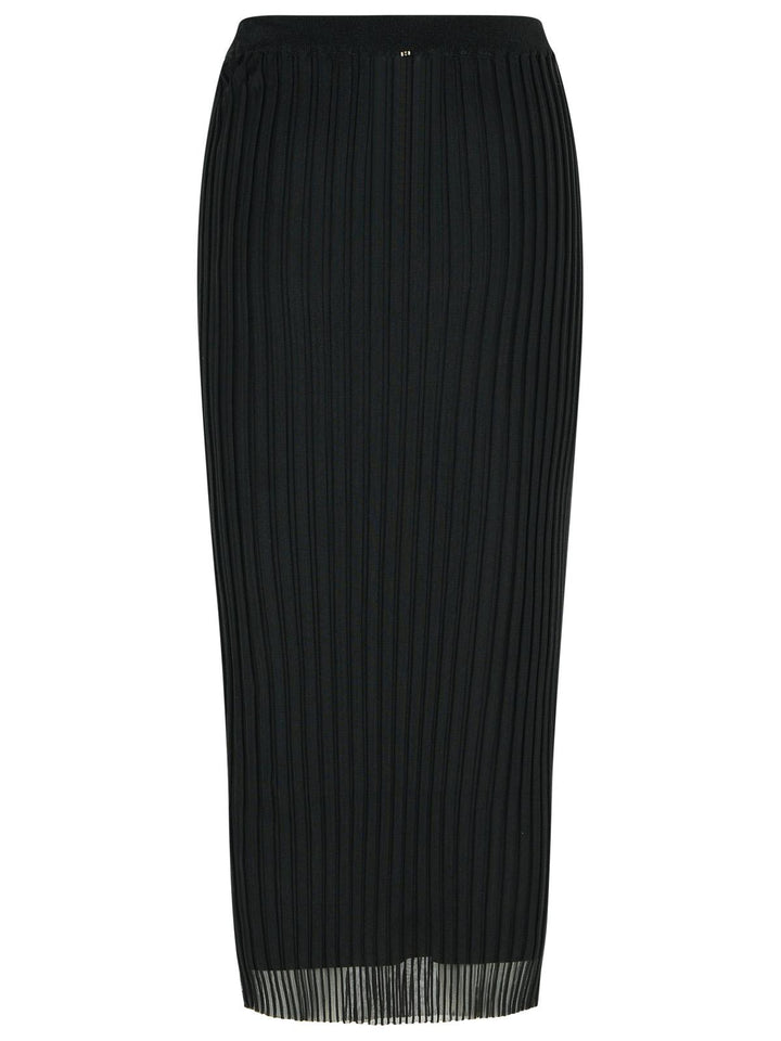 Sportmax 'Album' Black Polyamide Blend Skirt Women