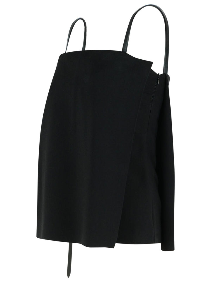 Sportmax Black Viscose Skirt Women