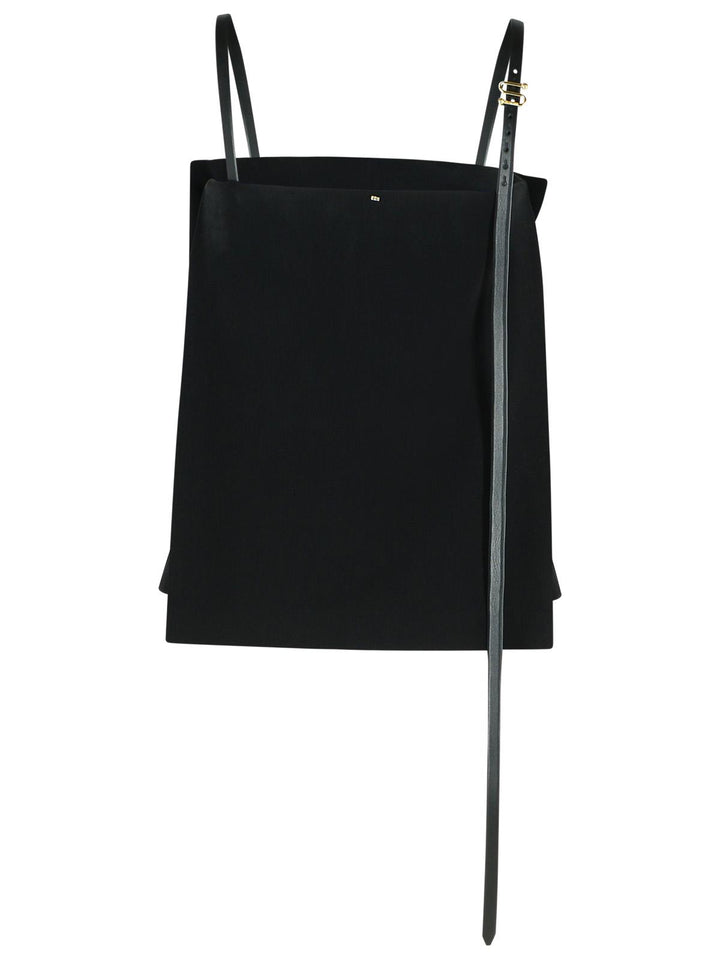 Sportmax Black Viscose Skirt Women