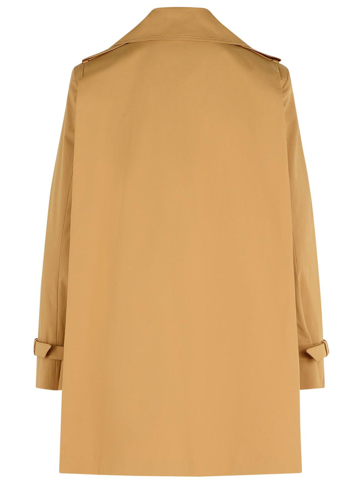 Max Mara 'Landa' Black Cotton Trench Coat Women