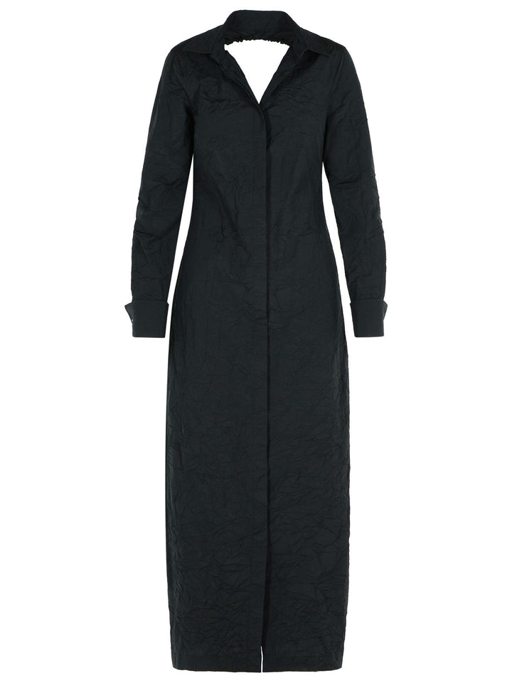 Max Mara 'Rovigo' Black Cotton Blend Dress Women