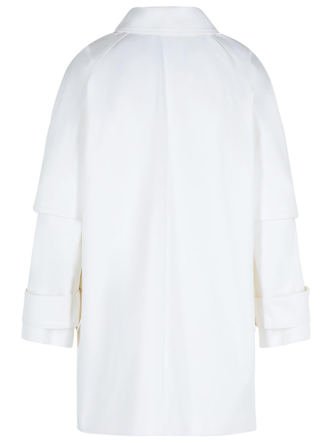 Max Mara 'Baba' White Cotton Raincoat Women