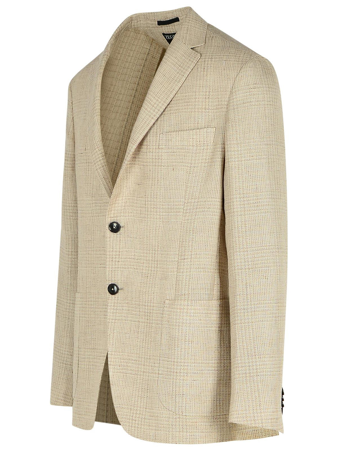 Zegna 'Drop 7' Beige Linen Blend Jacket Men
