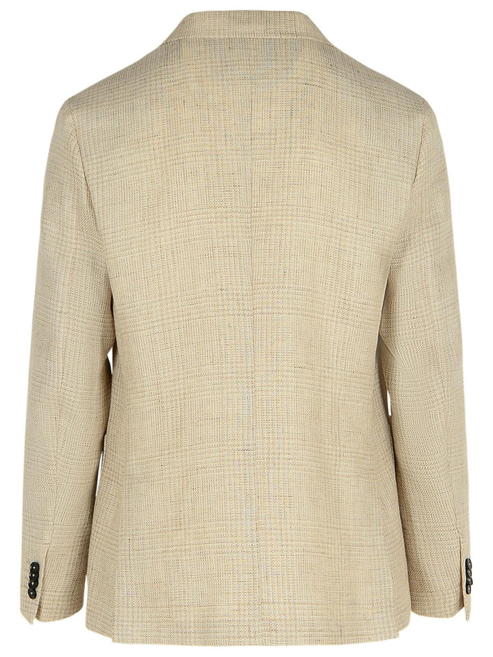 Zegna 'Drop 7' Beige Linen Blend Jacket Men
