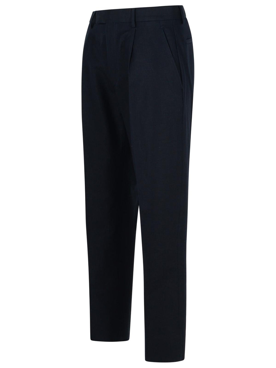 Zegna Blue Cotton Blend Pants Men