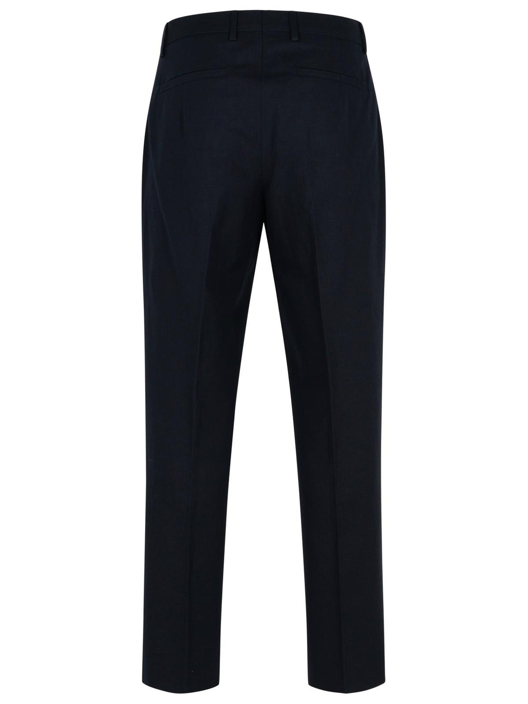 Zegna Blue Cotton Blend Pants Men