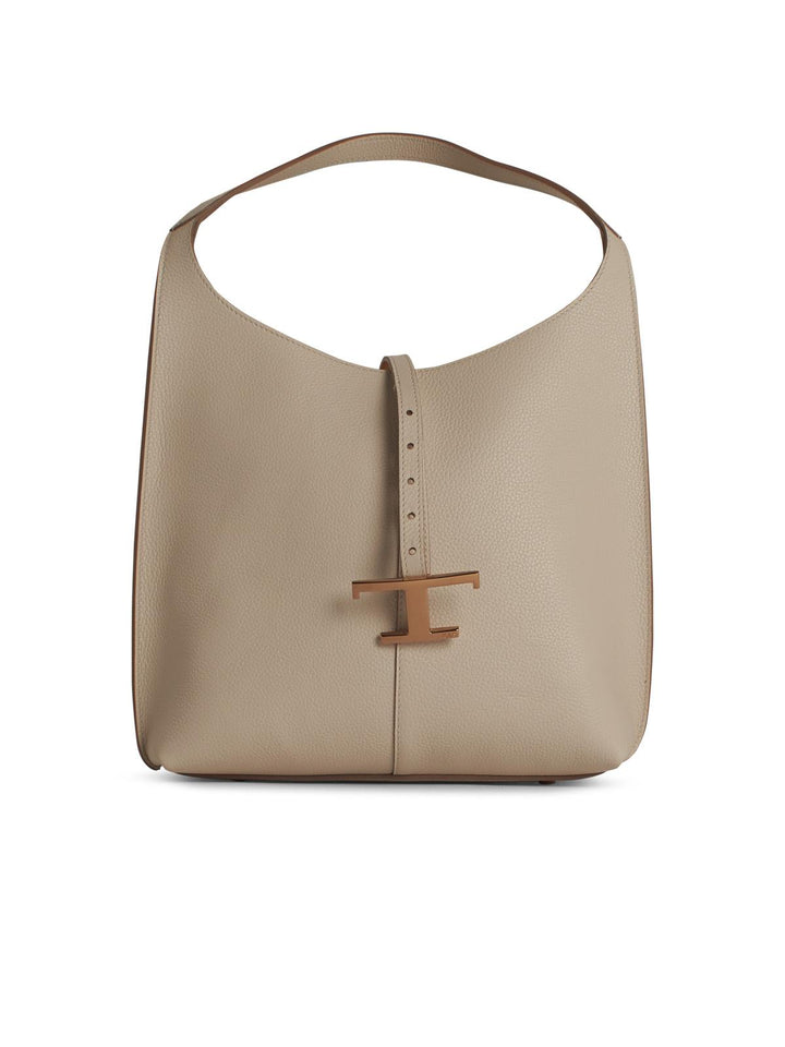 Tod's Small Ivory Leather Bag Women