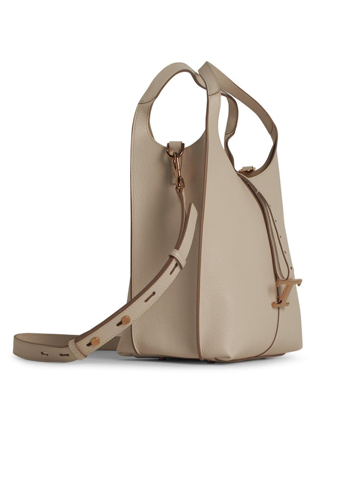 Tod's Small Ivory Leather Bag Women