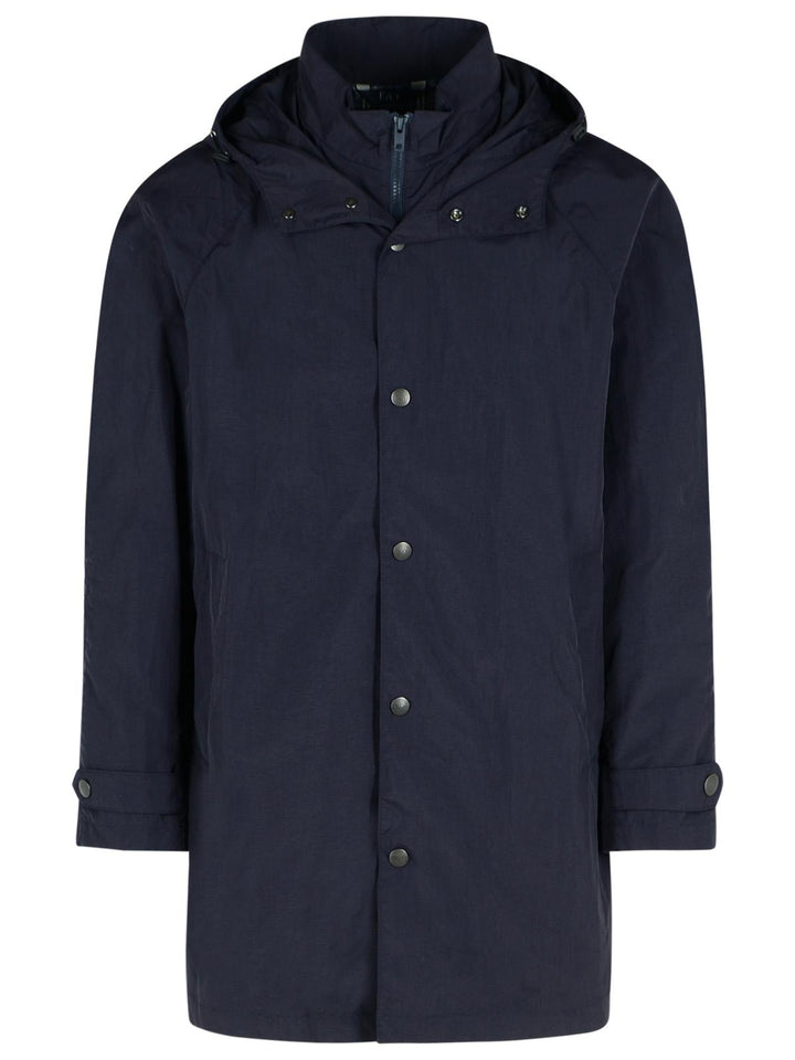 Fay 'Morning' Navy Polyester Parka Men