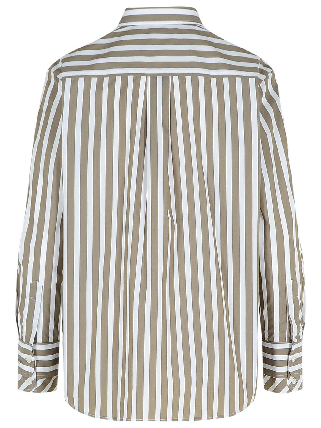 Fay Green Cotton Blend Shirt Women
