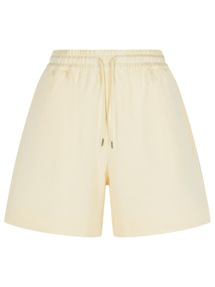 Moncler Cream Cotton Shorts Women