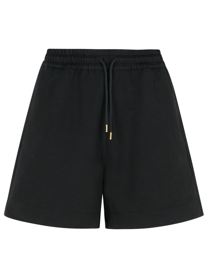 Moncler Black Cotton Shorts Women