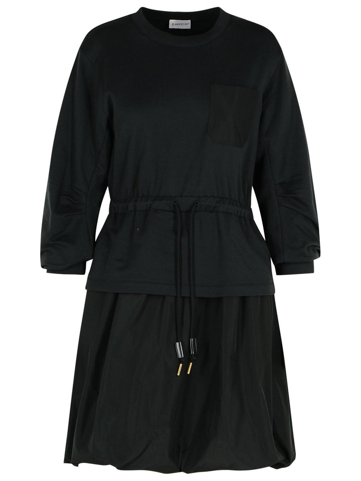Moncler Black Cotton Dress Women