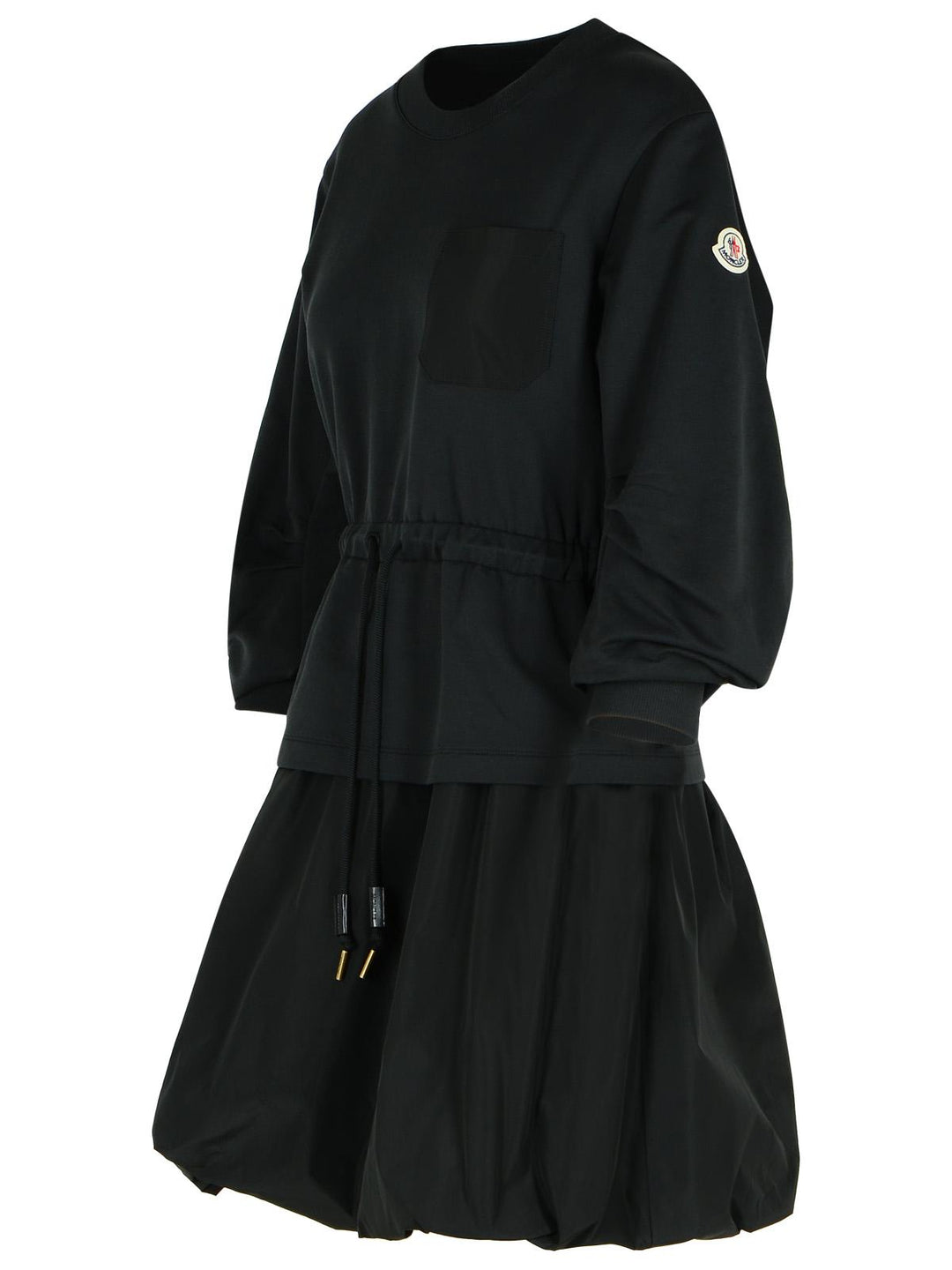 Moncler Black Cotton Dress Women