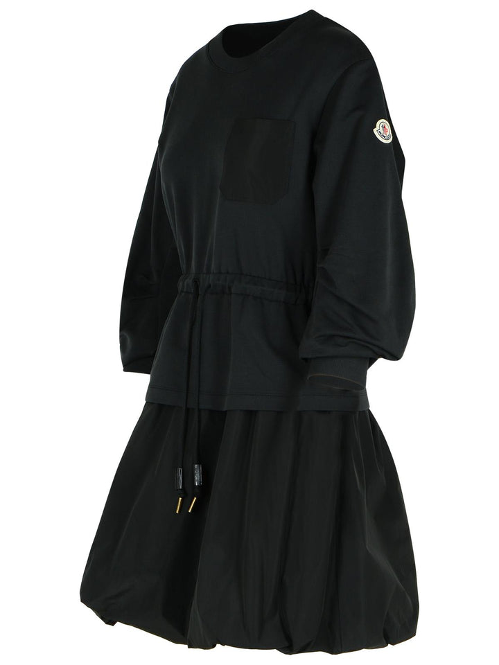 Moncler Black Cotton Dress Women